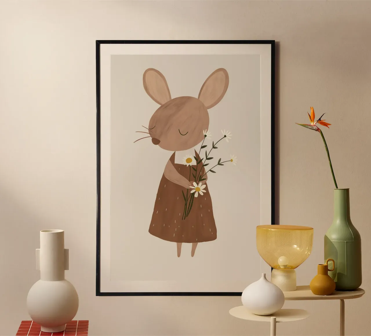 Little Mouse Design for Kids Room hahnemühle by Little Lola