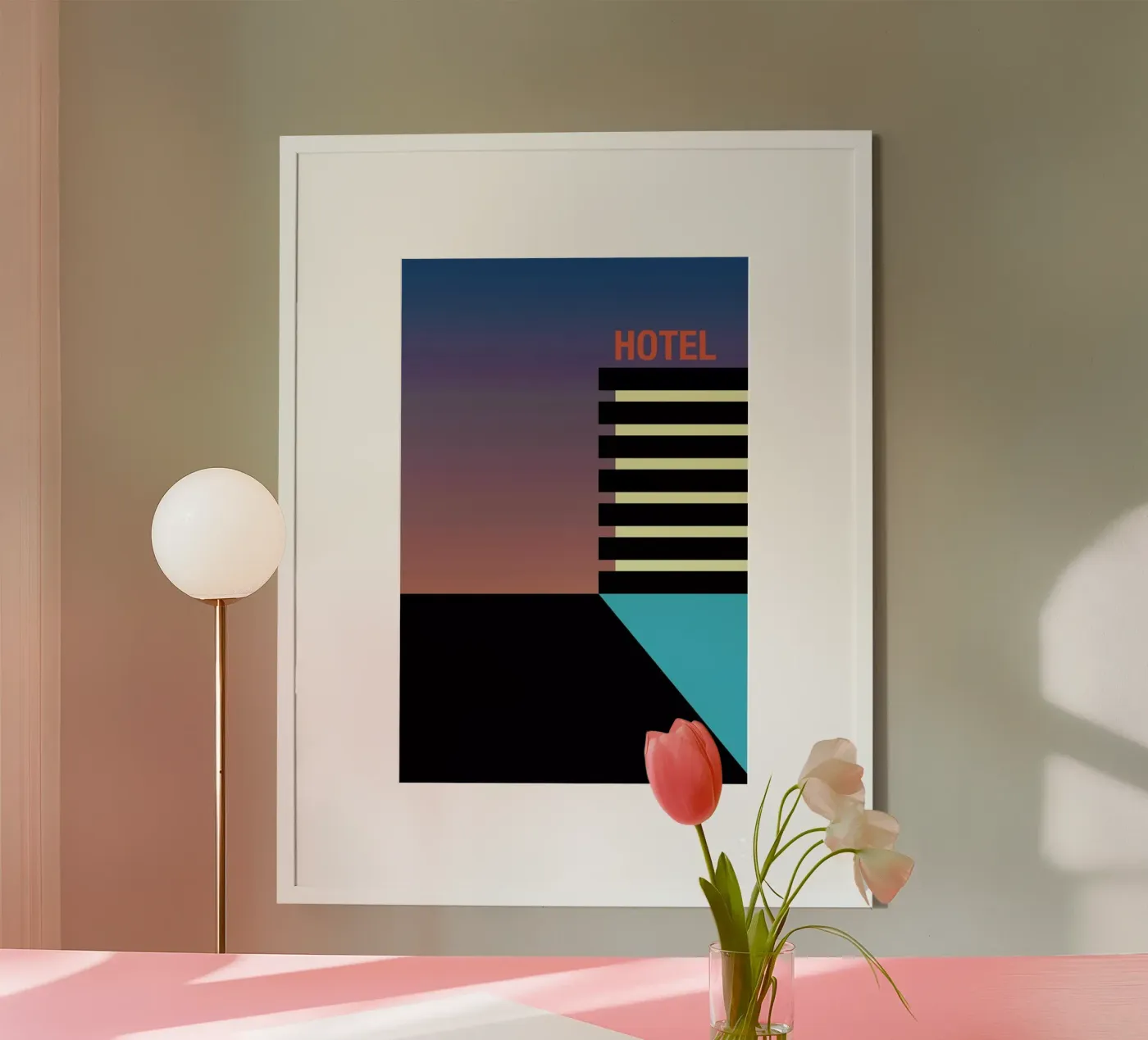 Hotel Nightfall poster by BLAEK Design Studio