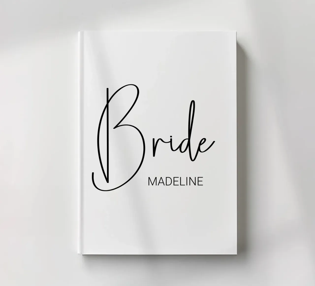 Nome personalizzato della sposa diario da Personalized Art