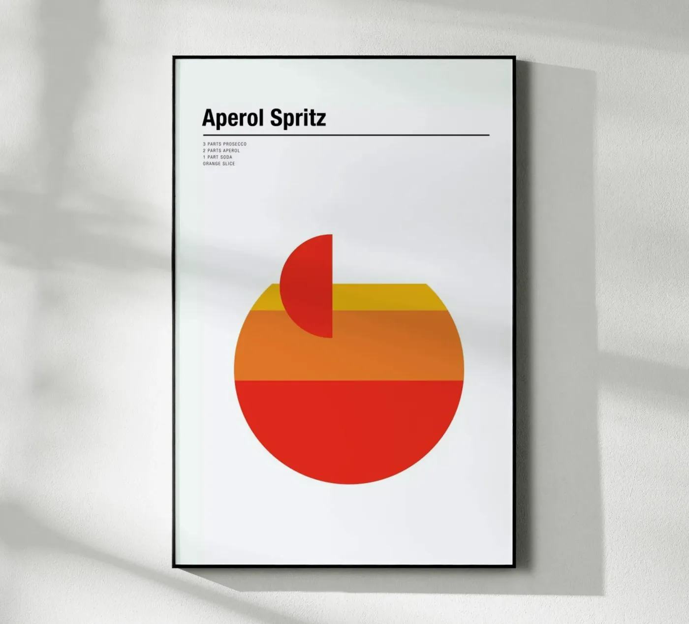Aperol Spritz plexiglass da Nick Barclay