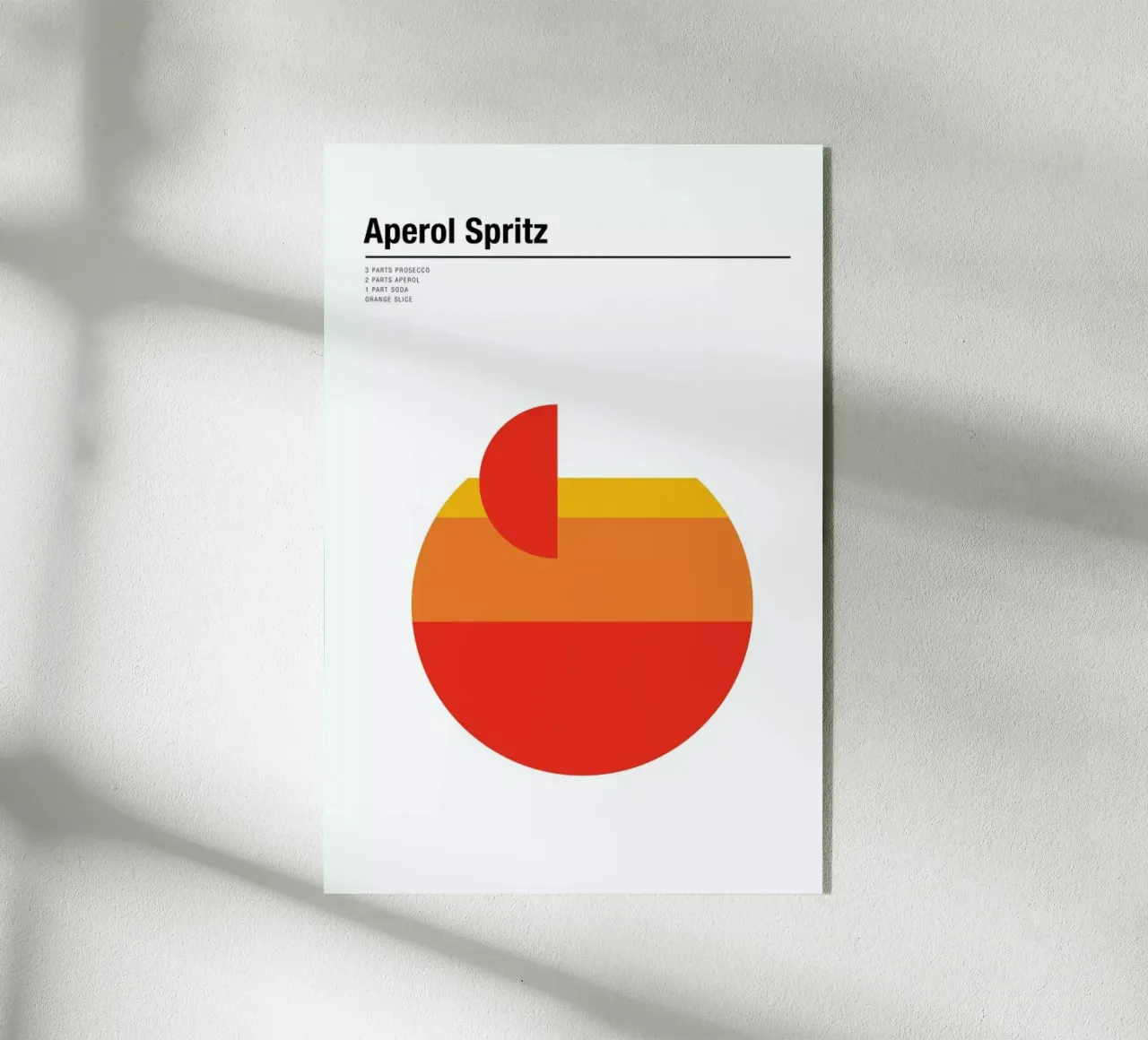 Aperol Spritz plexiglass da Nick Barclay