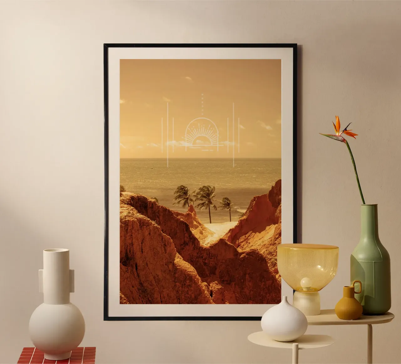 Brasil La Hora Dorada poster by ArtColorCreation