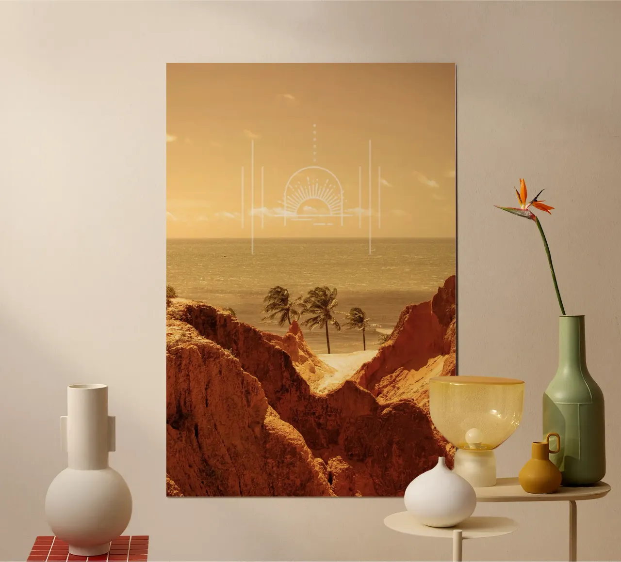 Brasil La Hora Dorada poster by ArtColorCreation