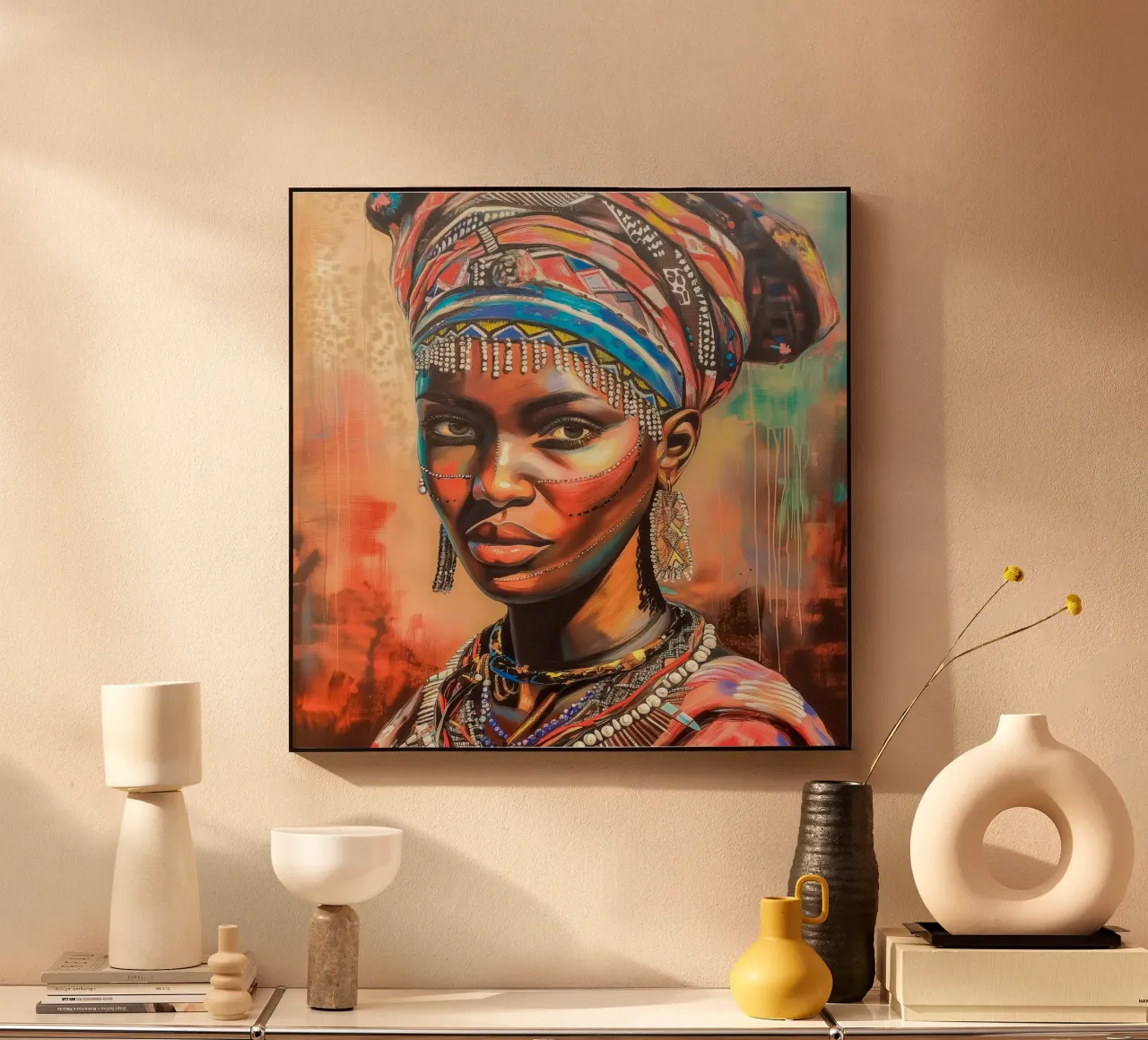 African femininity forex plate by Carinaprint
