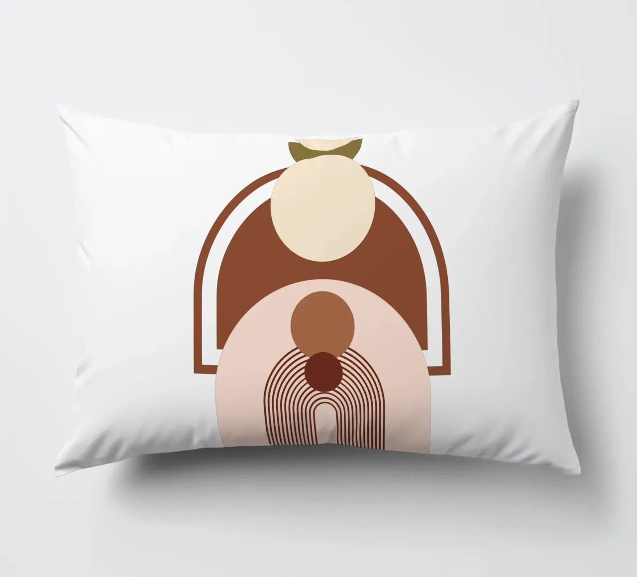 Boho Minimalist Modern Aesthetic decorative cushion by YSV MINIMALIST