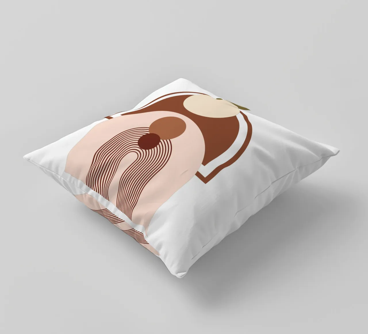 Boho Minimalist Modern Aesthetic decorative cushion by YSV MINIMALIST