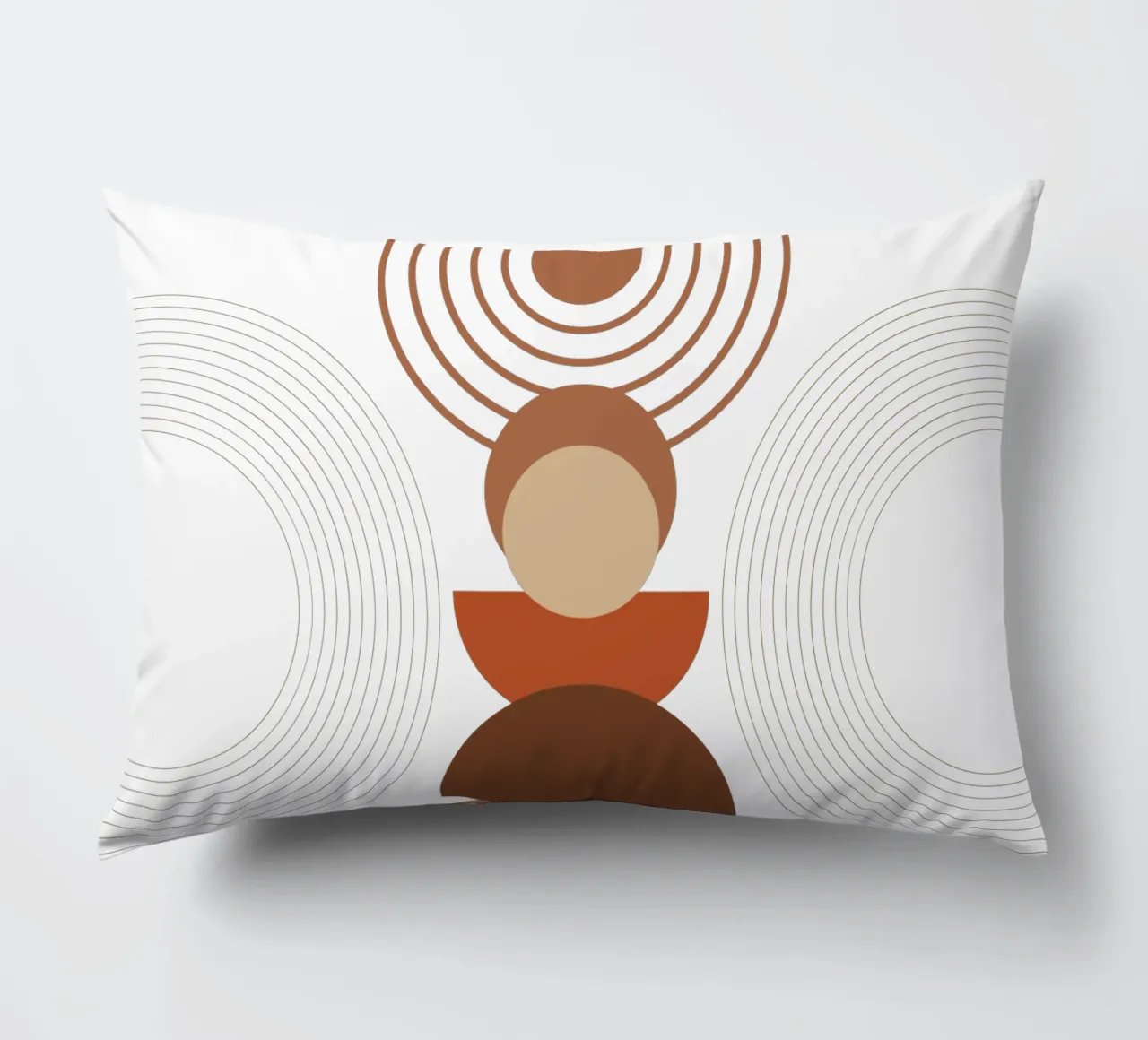 Boho Minimalist Modern Aesthetics decorative cushion by YSV MINIMALIST