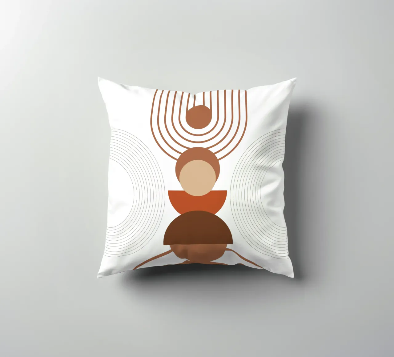 Boho Minimalist Modern Aesthetics decorative cushion by YSV MINIMALIST