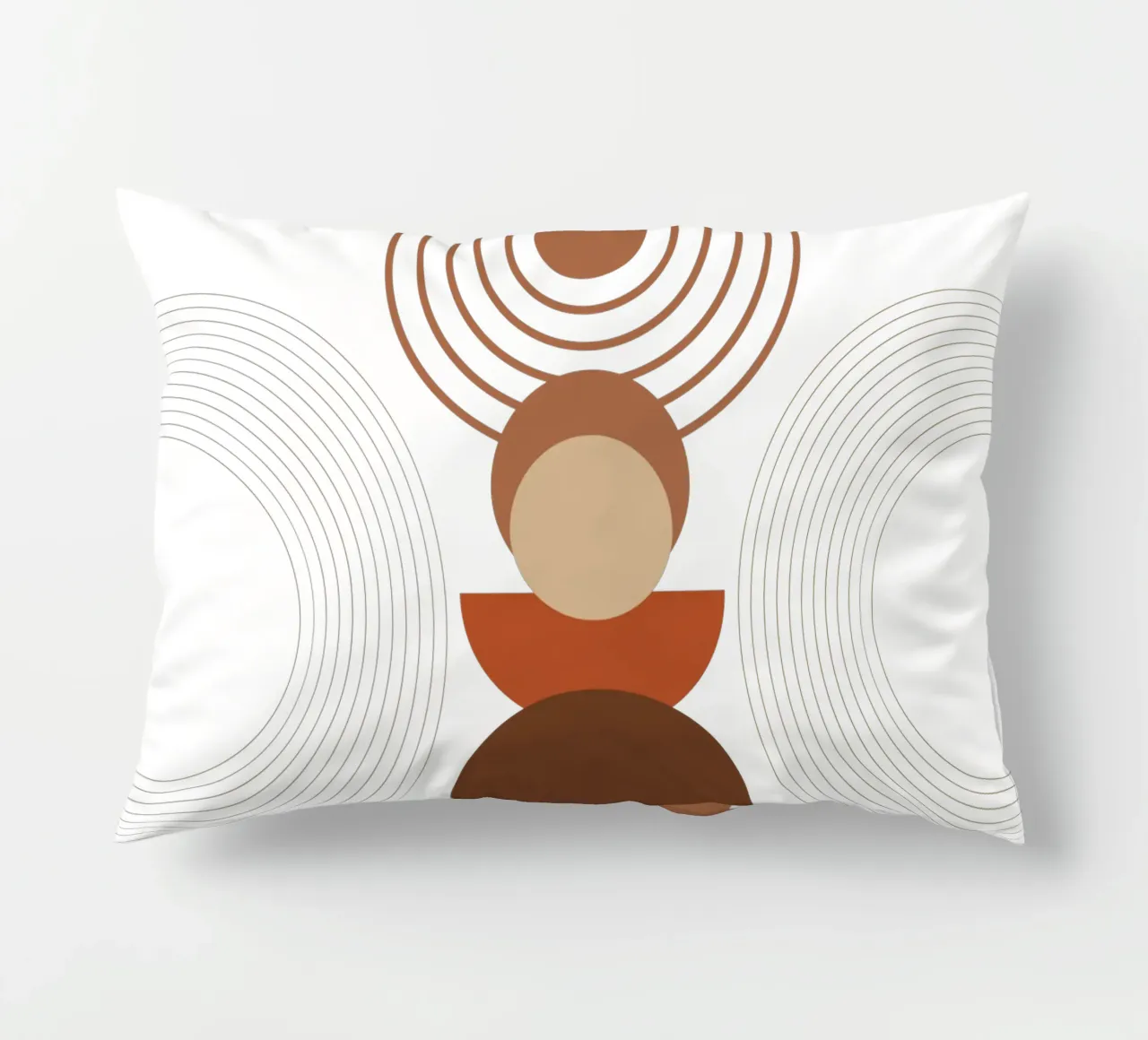 Boho Minimalist Modern Aesthetics decorative cushion by YSV MINIMALIST