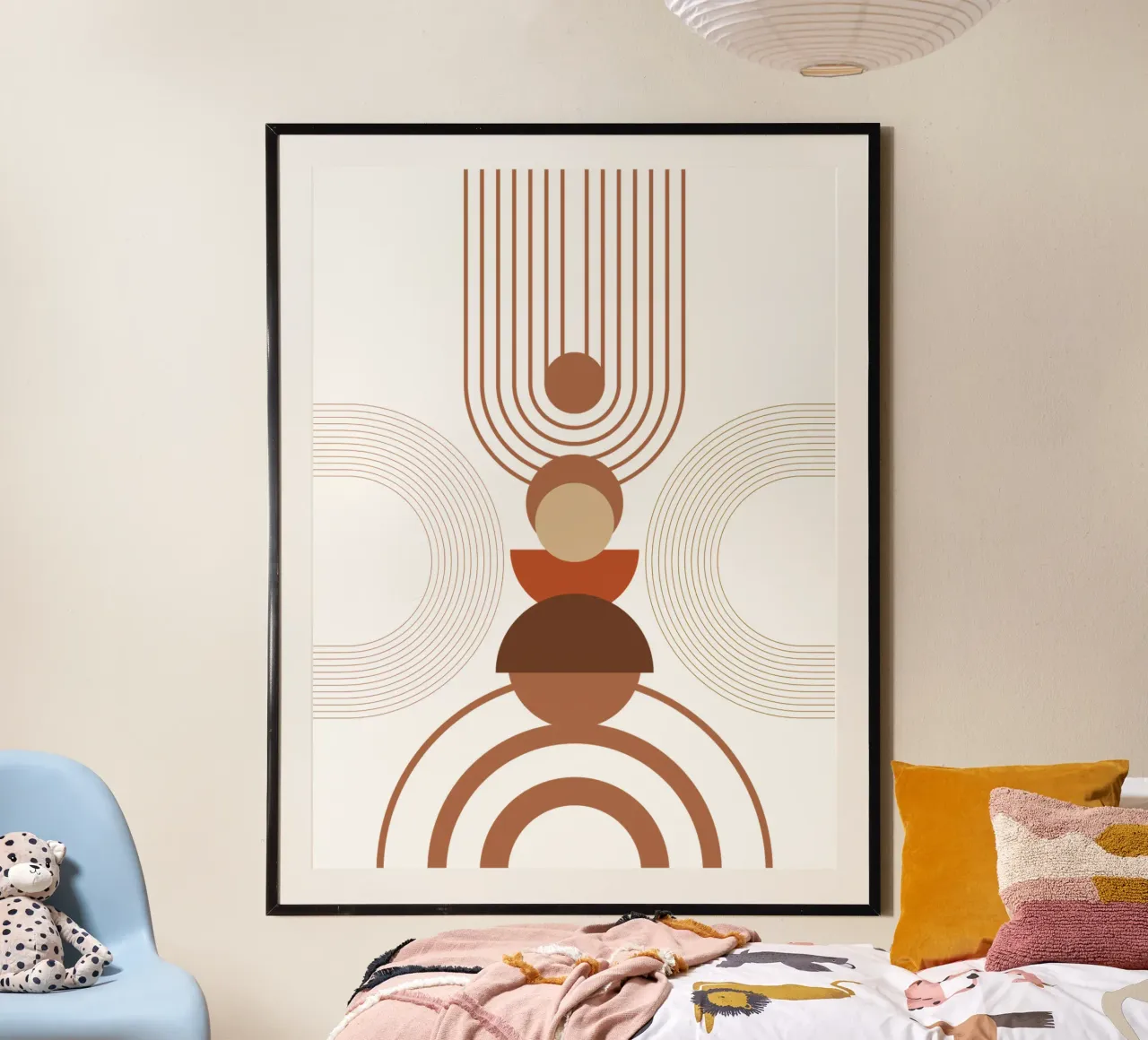 Estetica moderna minimalista Boho poster con telaio in plastica da YSV MINIMALIST