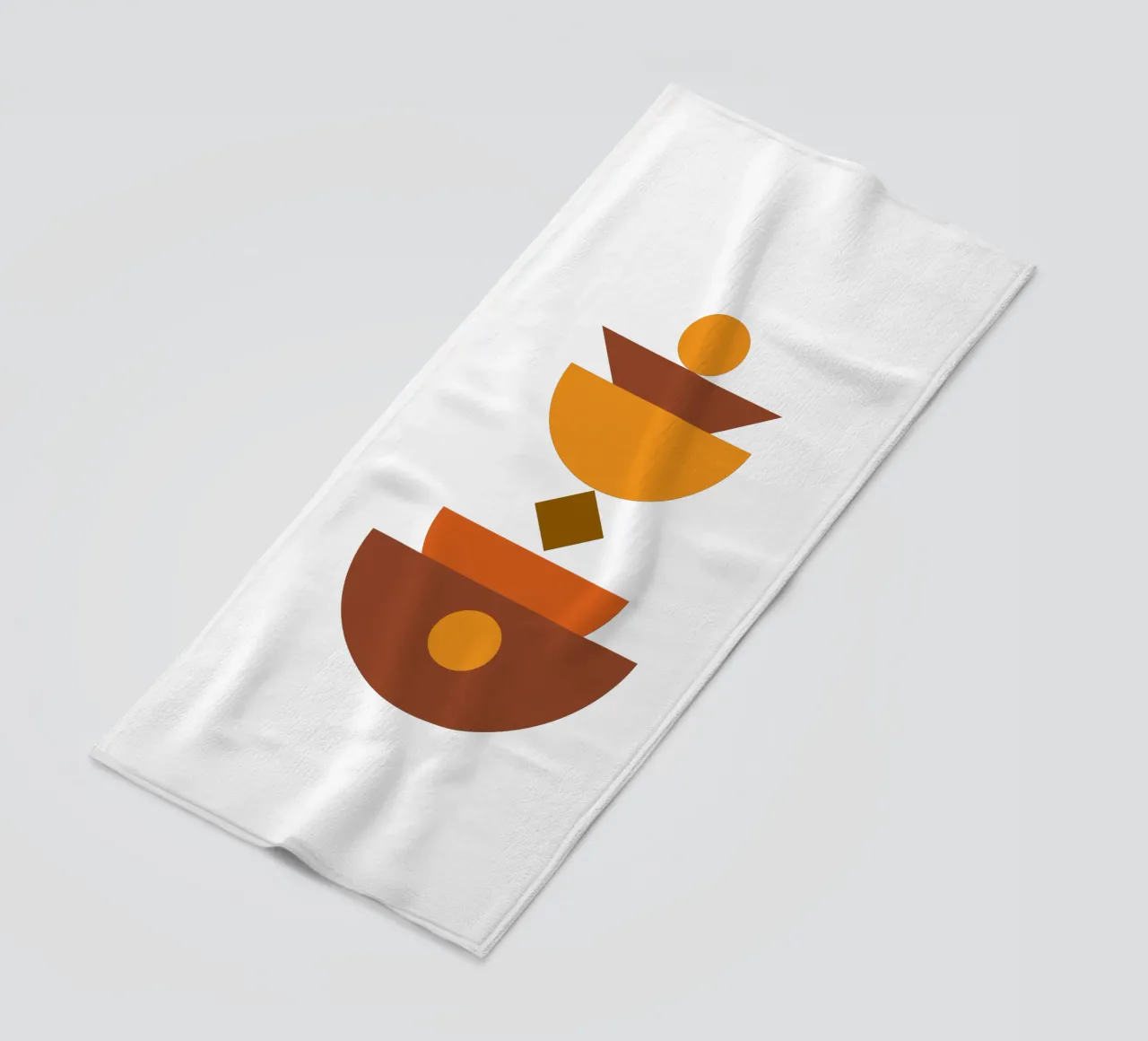 Boho Minimalist Modern Aesthetic beach towel by YSV MINIMALIST