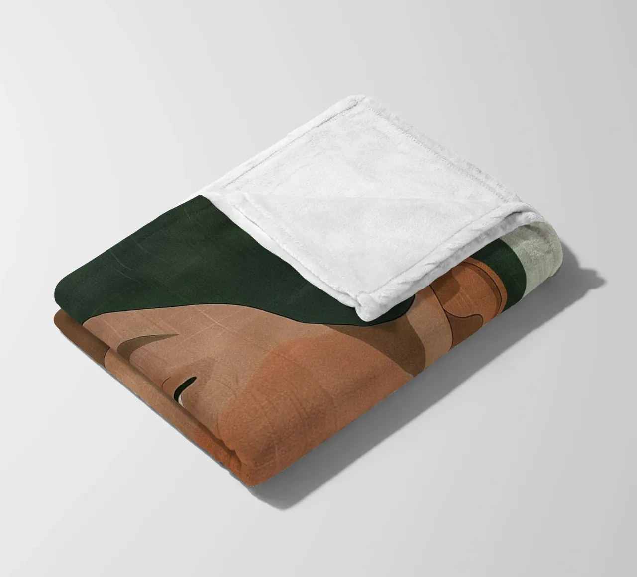 Il potere delle donne in verde coperta in pile da Carinaprint