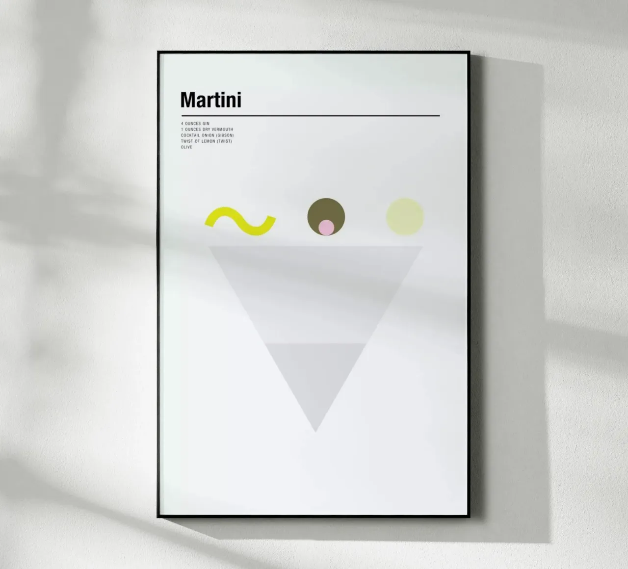 Martini acrylic glass by Nick Barclay