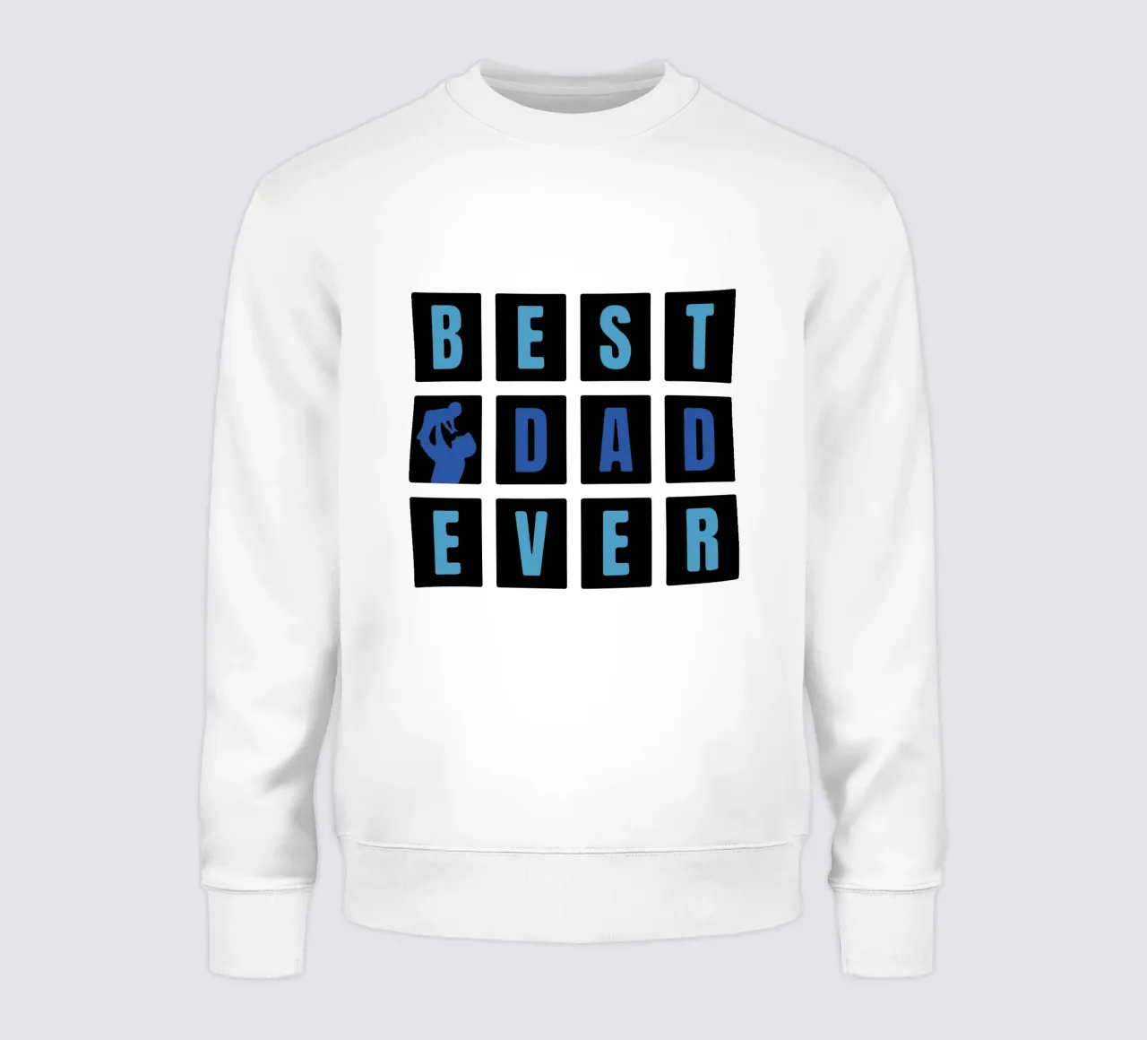 beste vader kunst ontwerp sweatshirt van ririedis