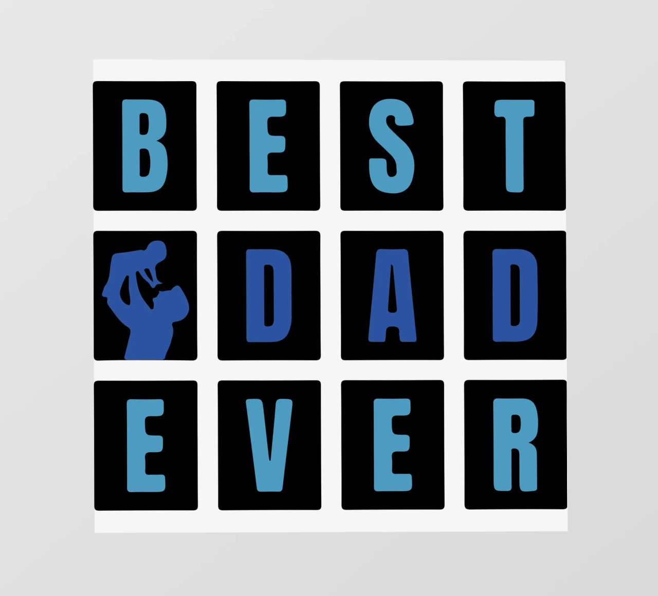 meilleur papa art design papier peint photo de ririedis