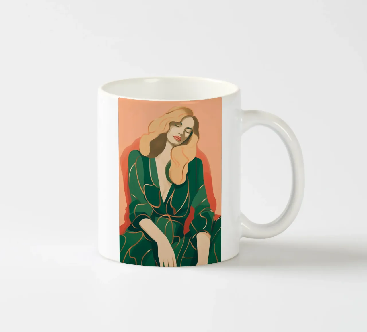 Pausa di riposo femminile tazza in ceramica da Carinaprint