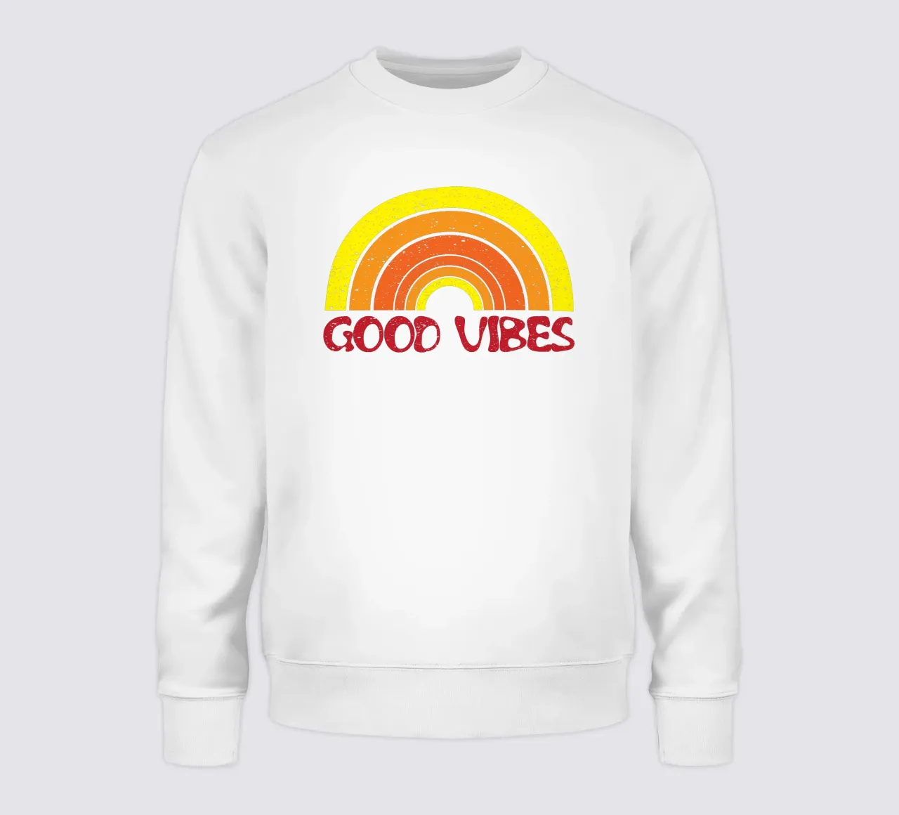 good vibes art design felpa da ririedis