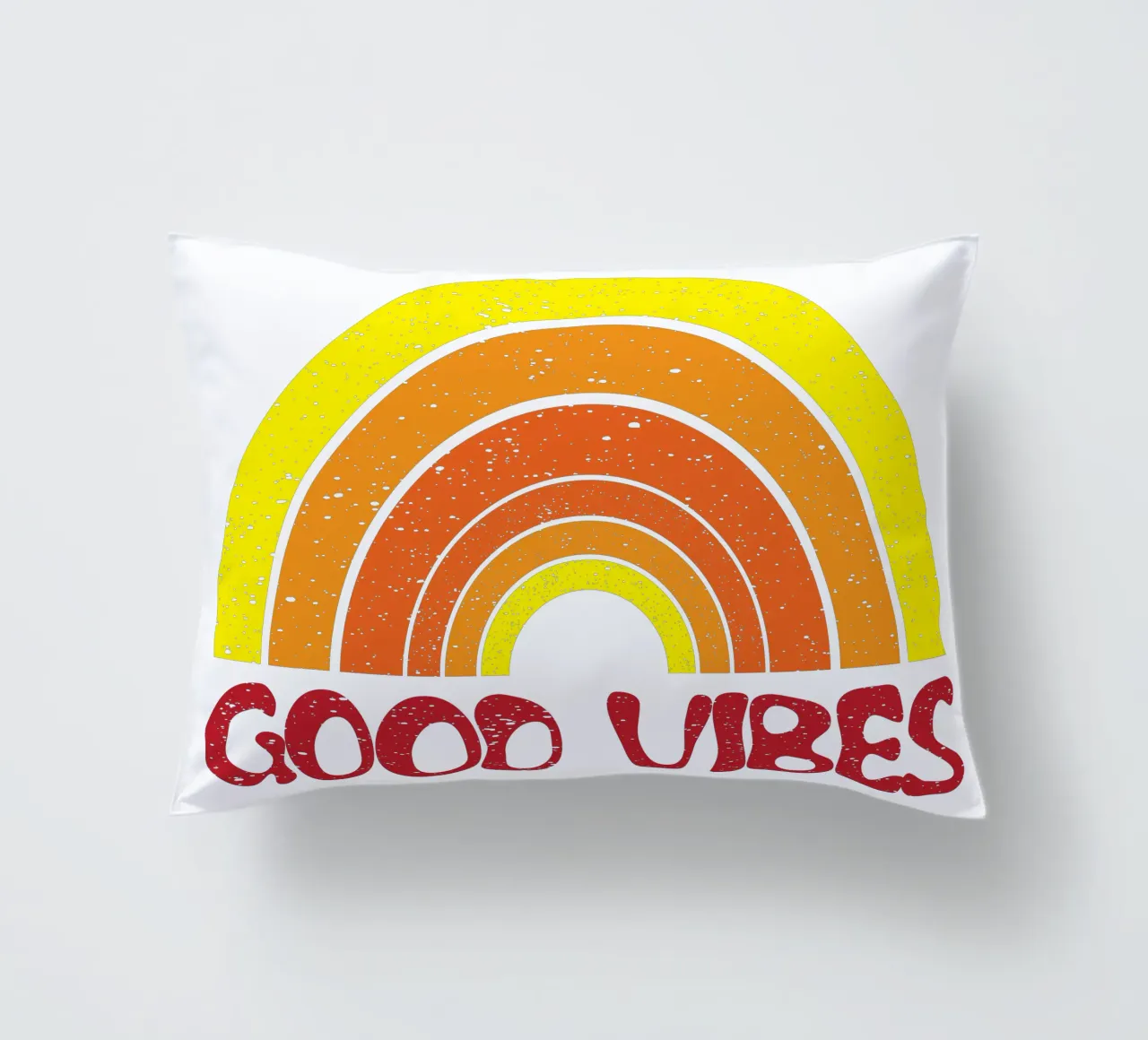 good vibes art design cuscino da ririedis