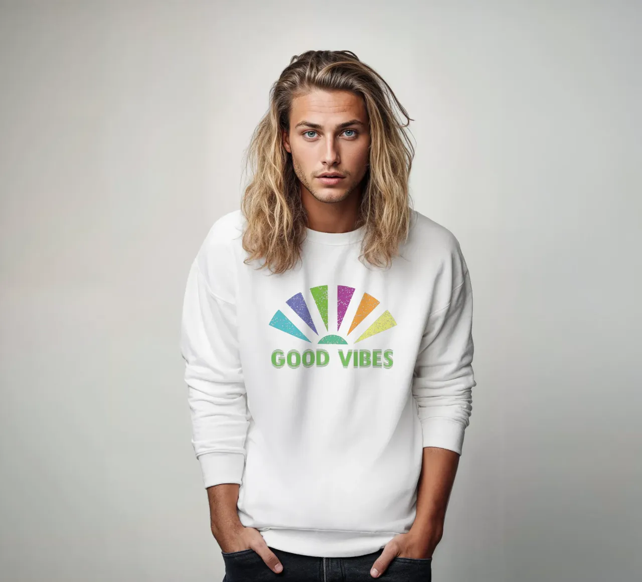 goodvibes art design felpa da ririedis