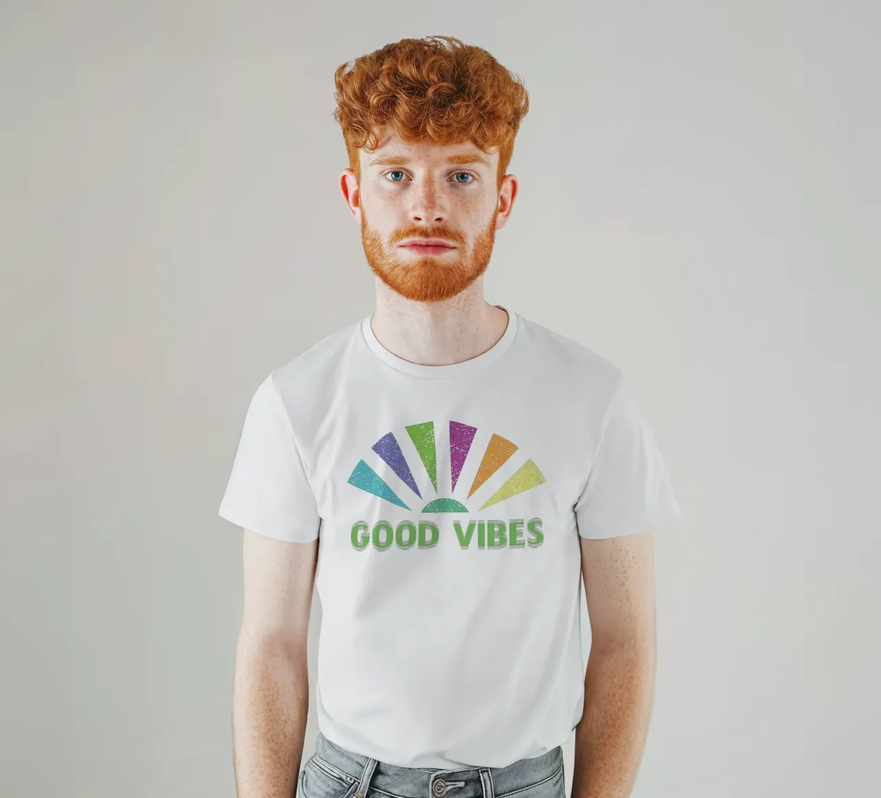goodvibes art design t-shirt da ririedis