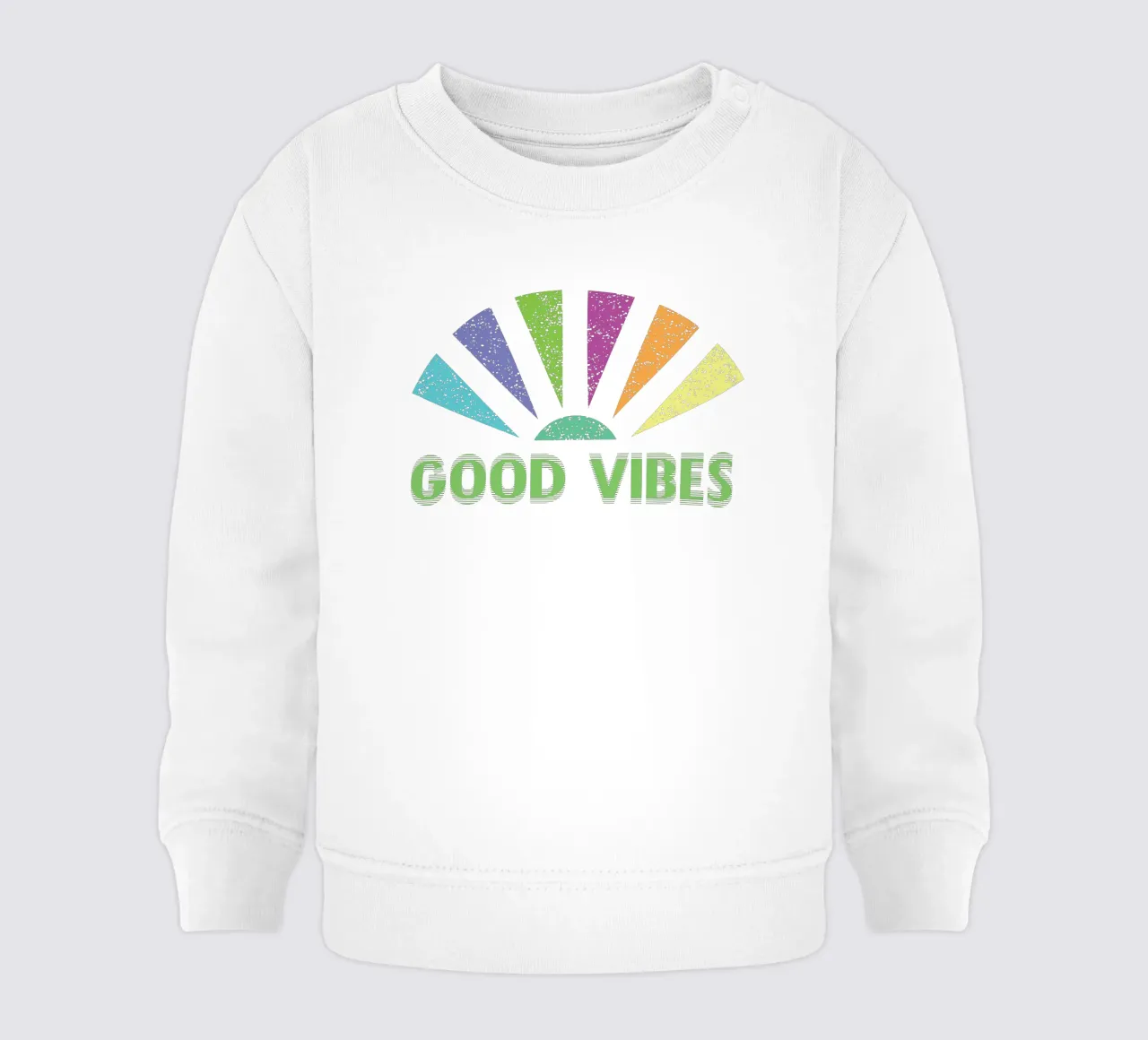 goodvibes art design felpa neonato da ririedis
