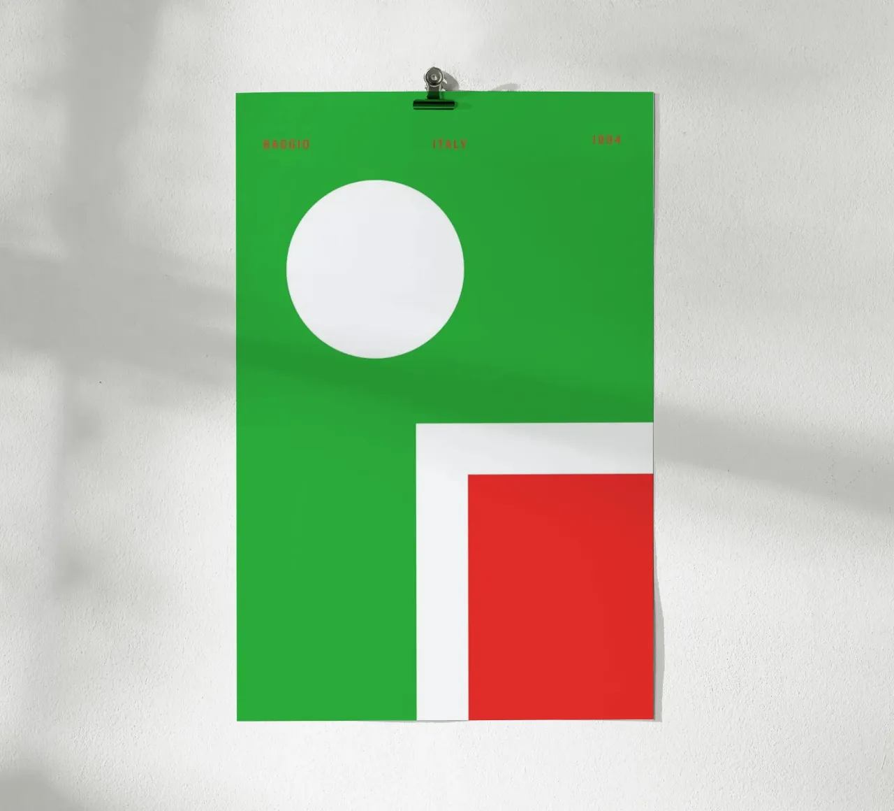 Baggio 1994 poster da Nick Barclay