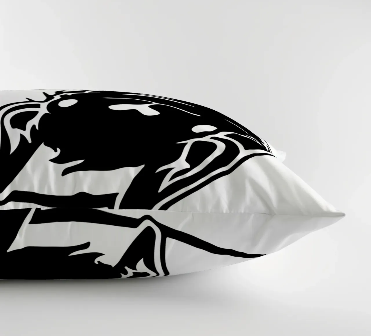 lama yin e yang divertente design d'arte cuscino da ririedis