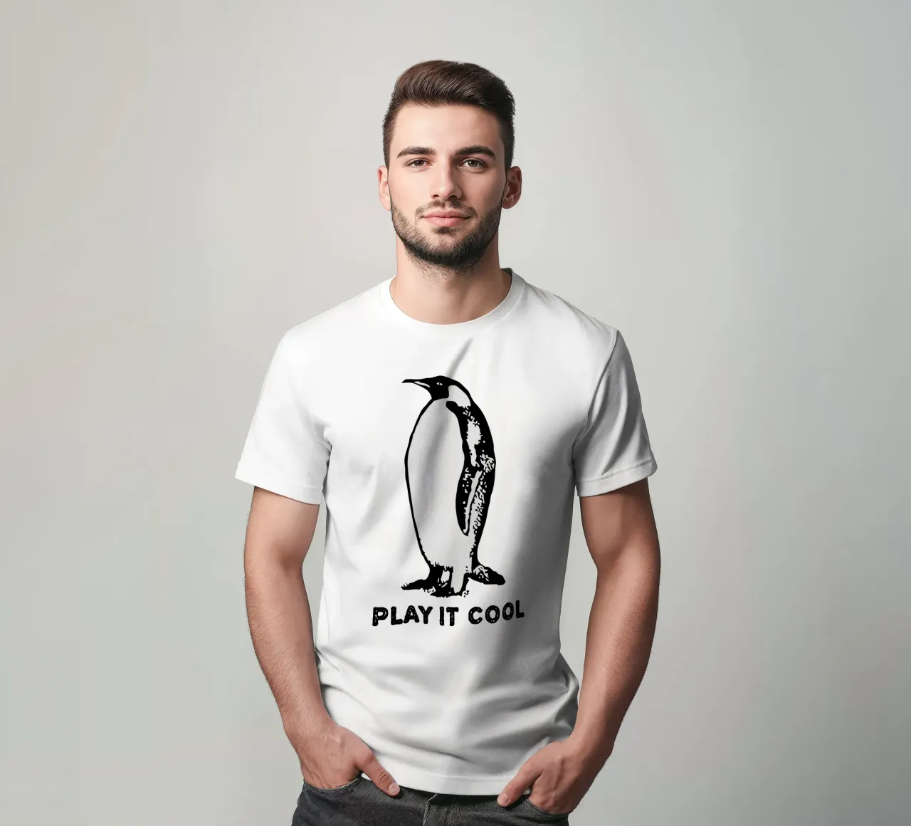 play it cool art design t-shirt da ririedis