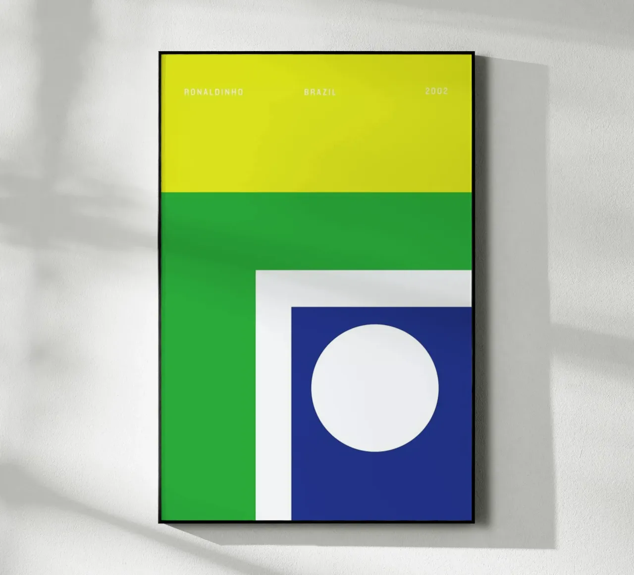 Ronaldinho 2002 plexiglass da Nick Barclay