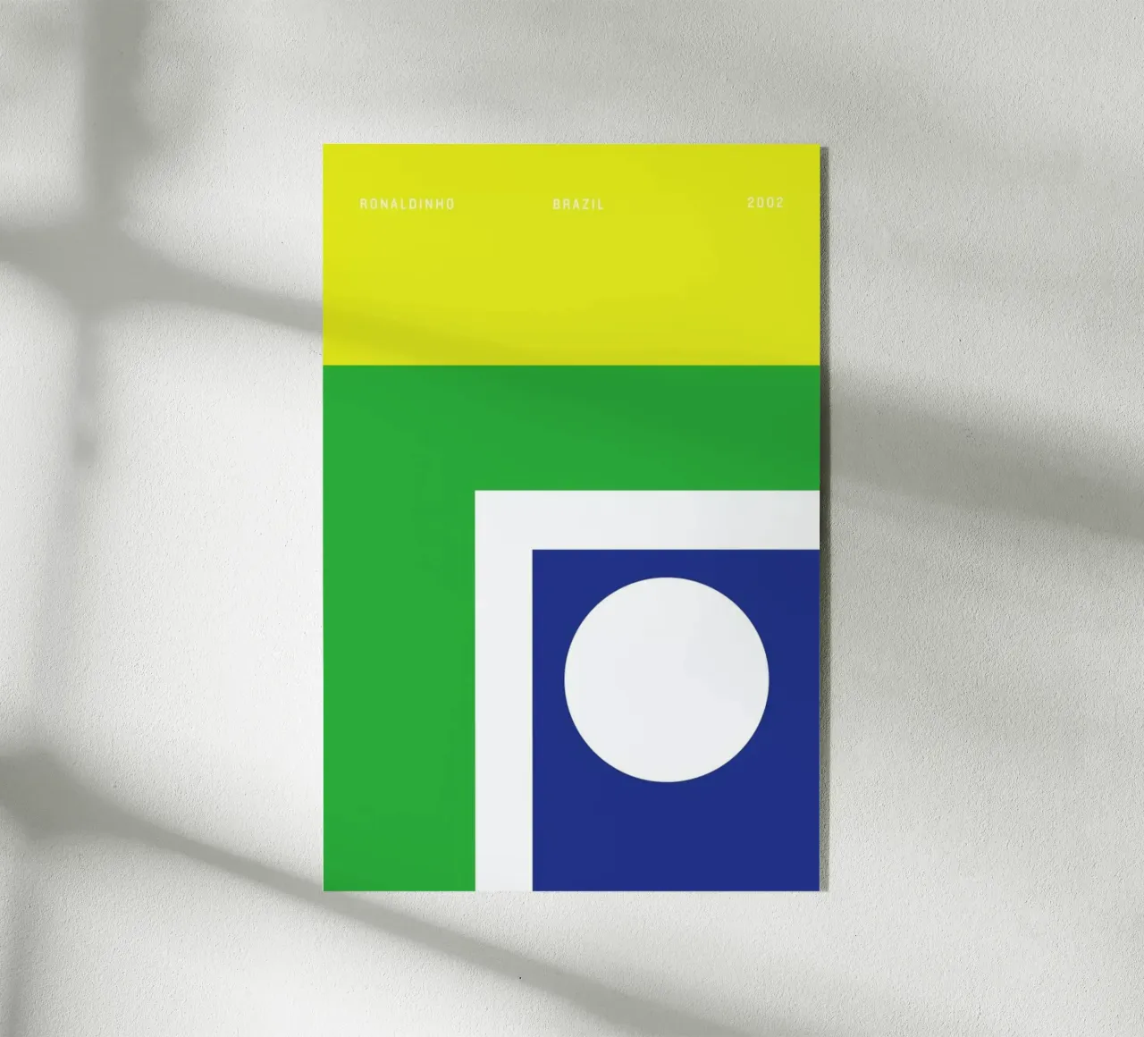 Ronaldinho 2002 plexiglass da Nick Barclay