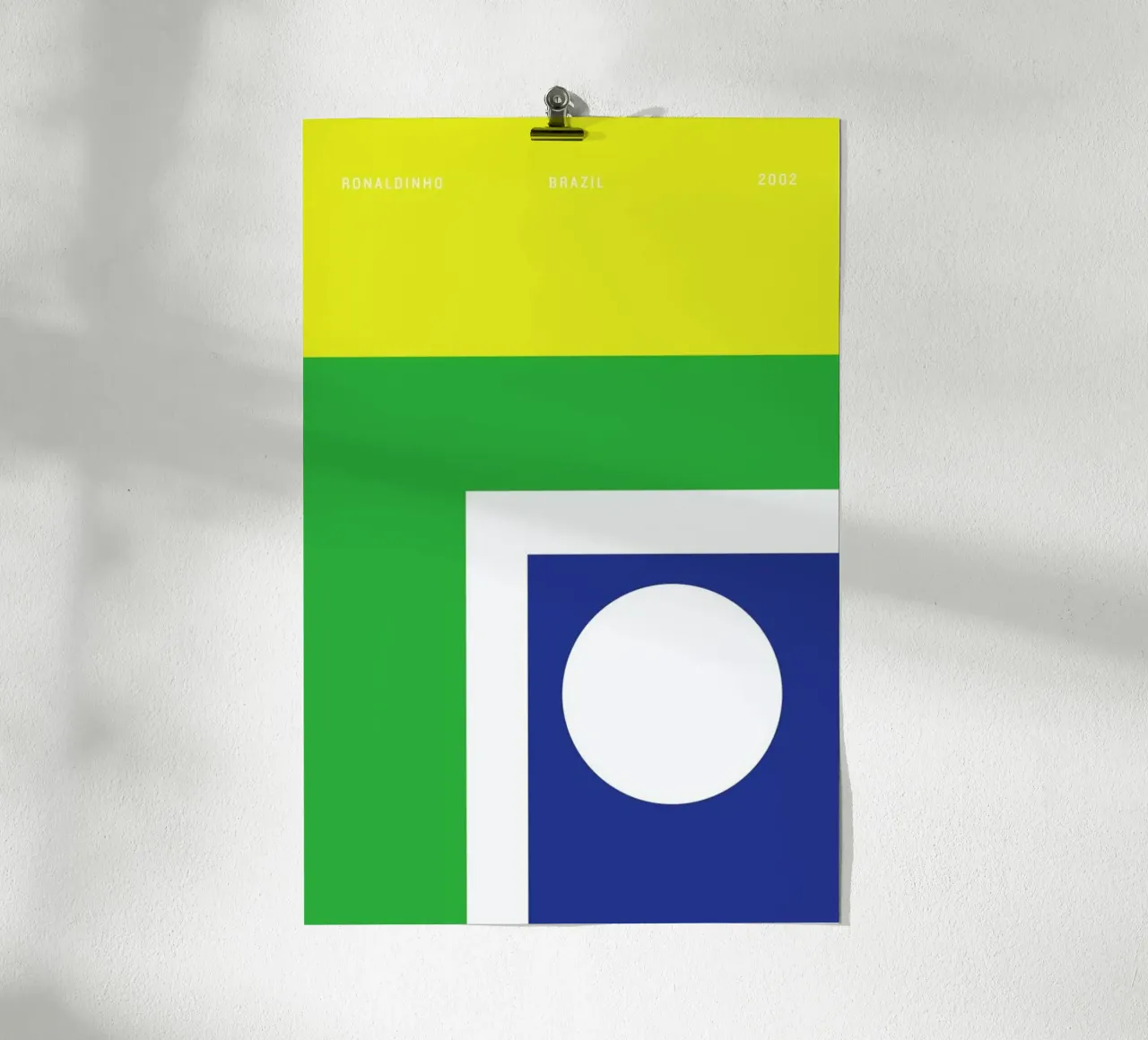 Ronaldinho 2002 poster da Nick Barclay