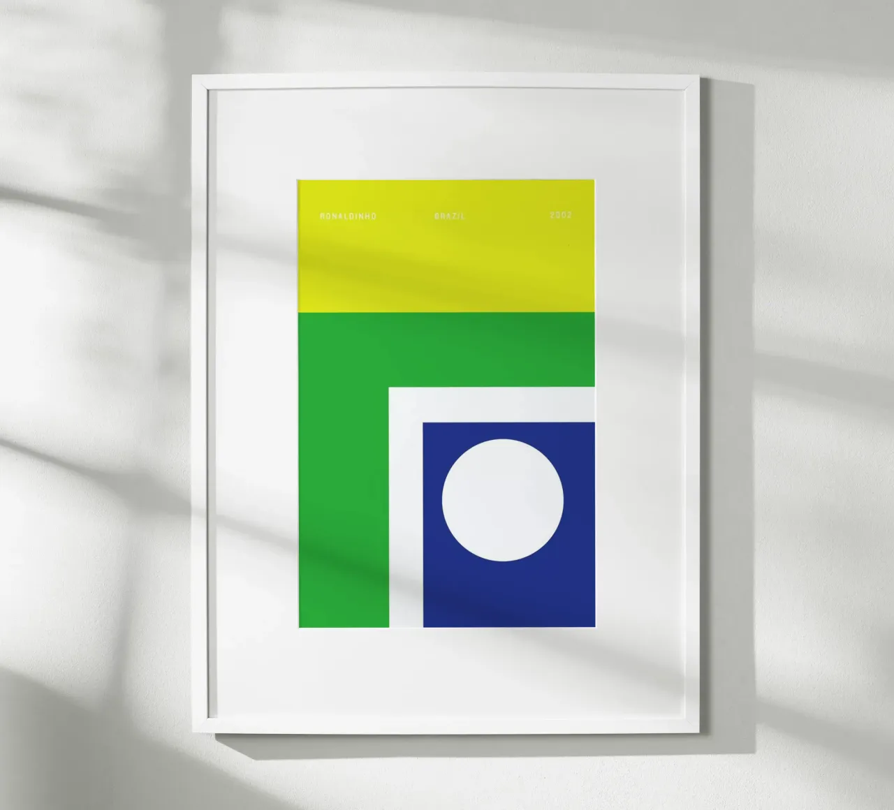 Ronaldinho 2002 poster da Nick Barclay