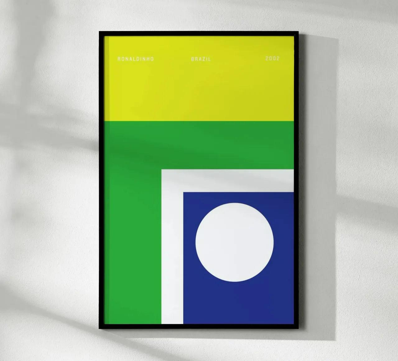 Ronaldinho 2002 poster da Nick Barclay