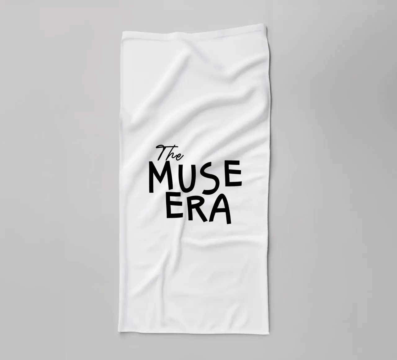 The Muse Era Typography towel by YV TYPOGRAPHY