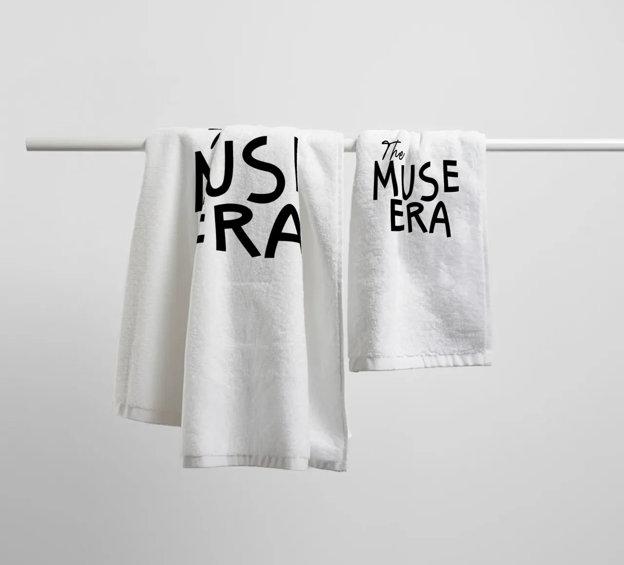 The Muse Era Typography towel by YV TYPOGRAPHY