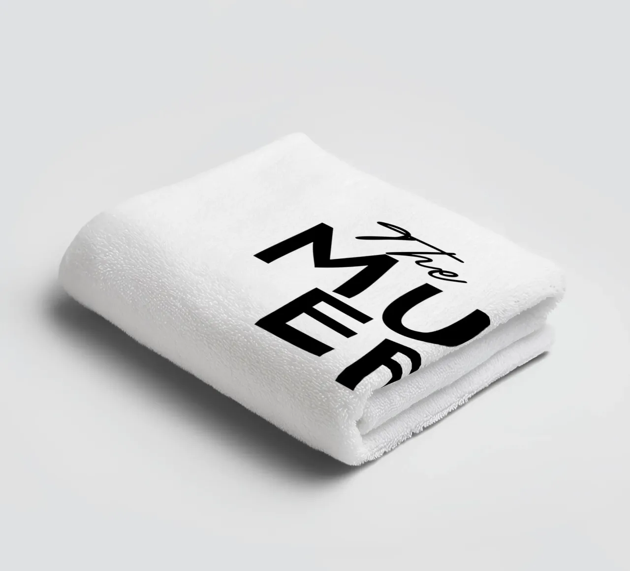 The Muse Era Typography towel by YV TYPOGRAPHY