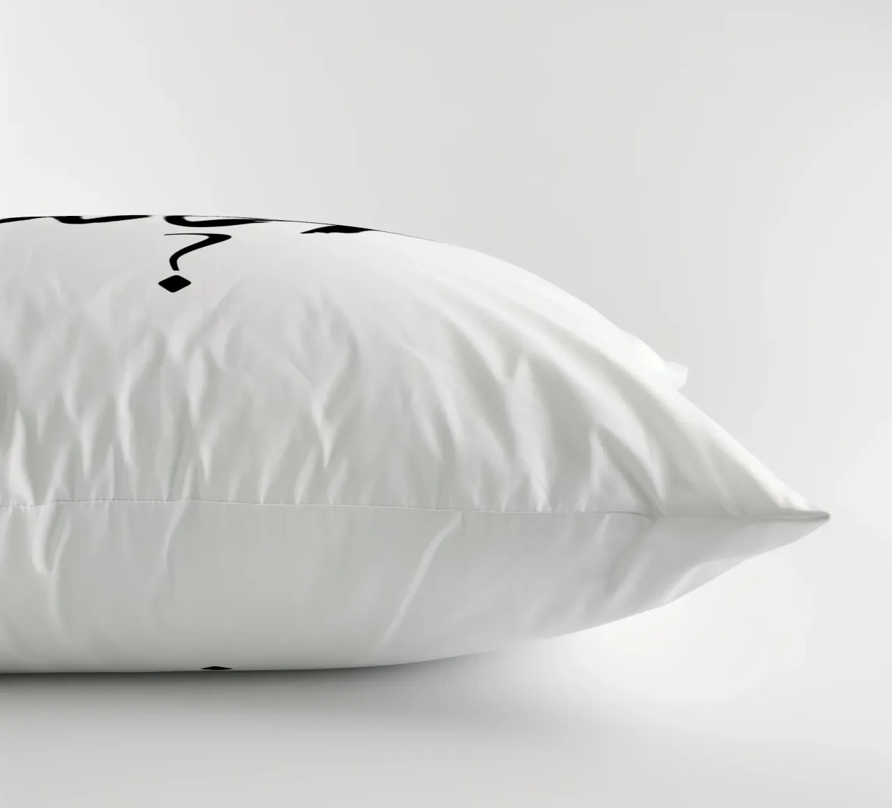 Why Not Simple Typography decorative cushion by YV TYPOGRAPHY