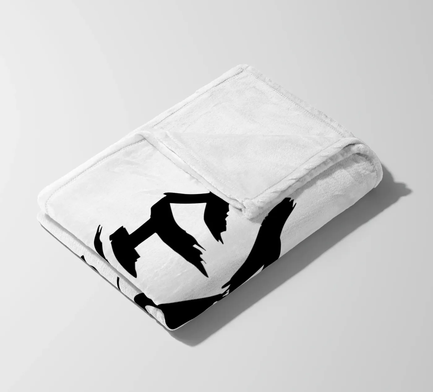 Why Not Simple Typography fleece blanket by YV TYPOGRAPHY
