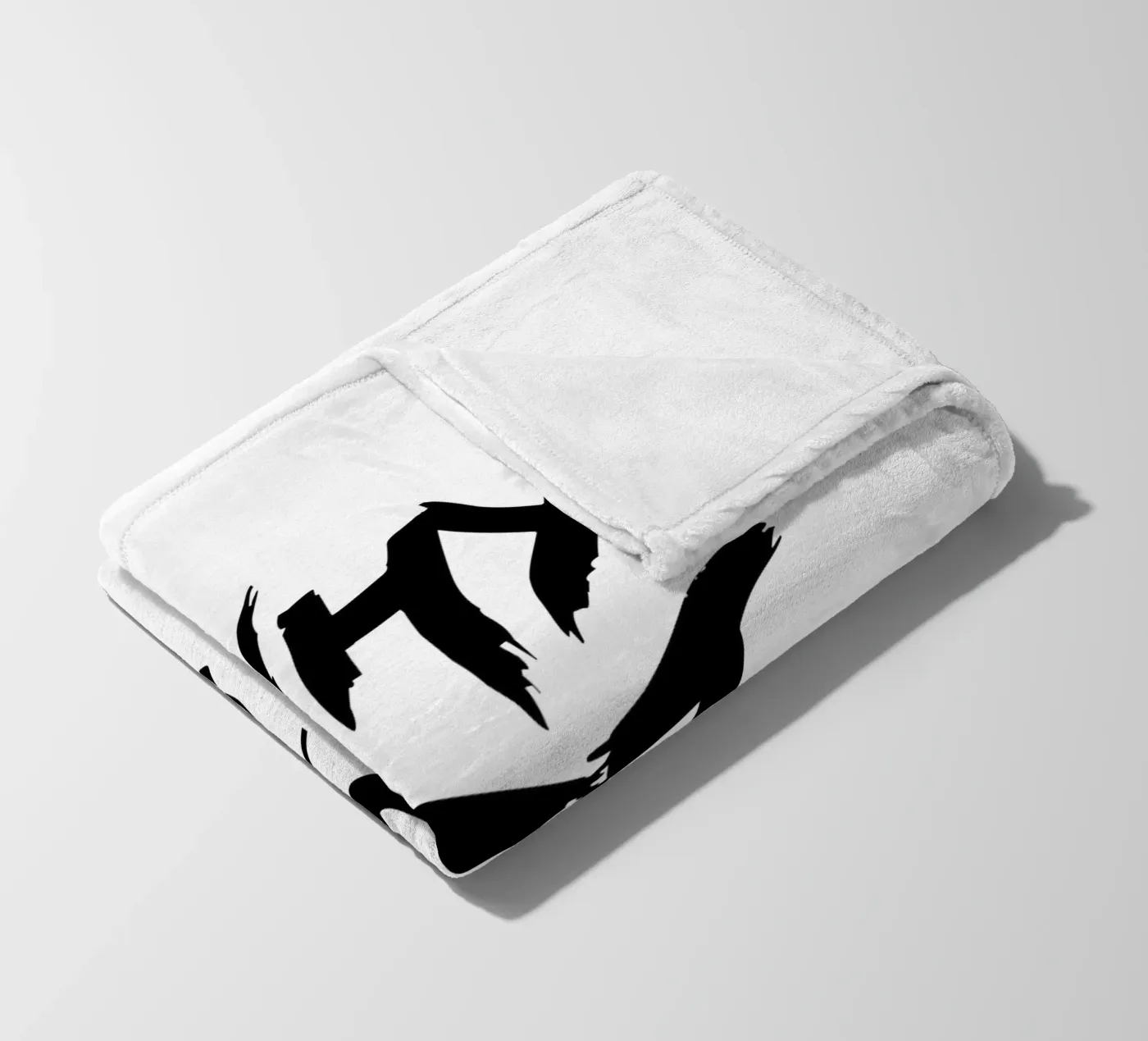 Why Not Simple Typography fleece blanket by YV TYPOGRAPHY