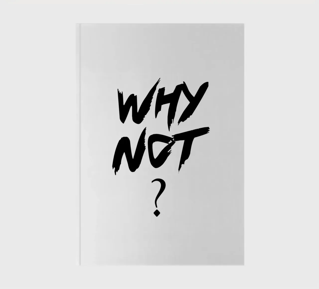 Why Not Simple Typography notebook by YV TYPOGRAPHY