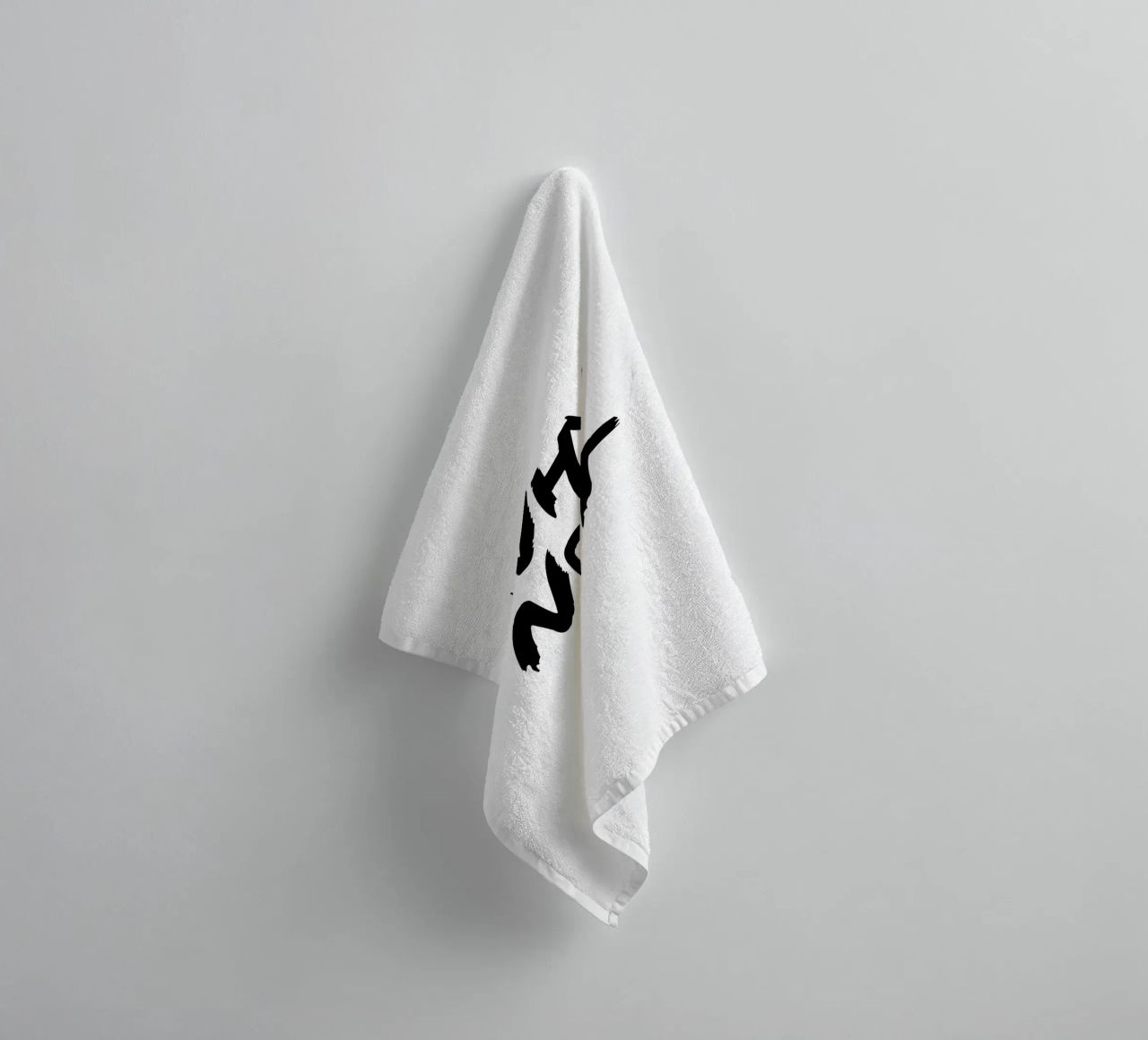 Why Not Simple Typography towel by YV TYPOGRAPHY