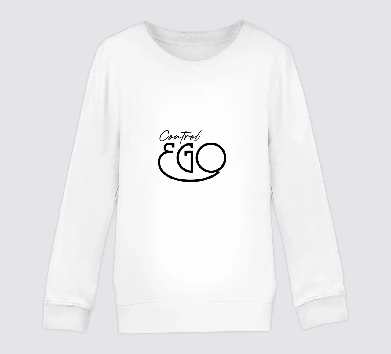 Tipografia semplice Control Ego felpa bambino da YV TYPOGRAPHY