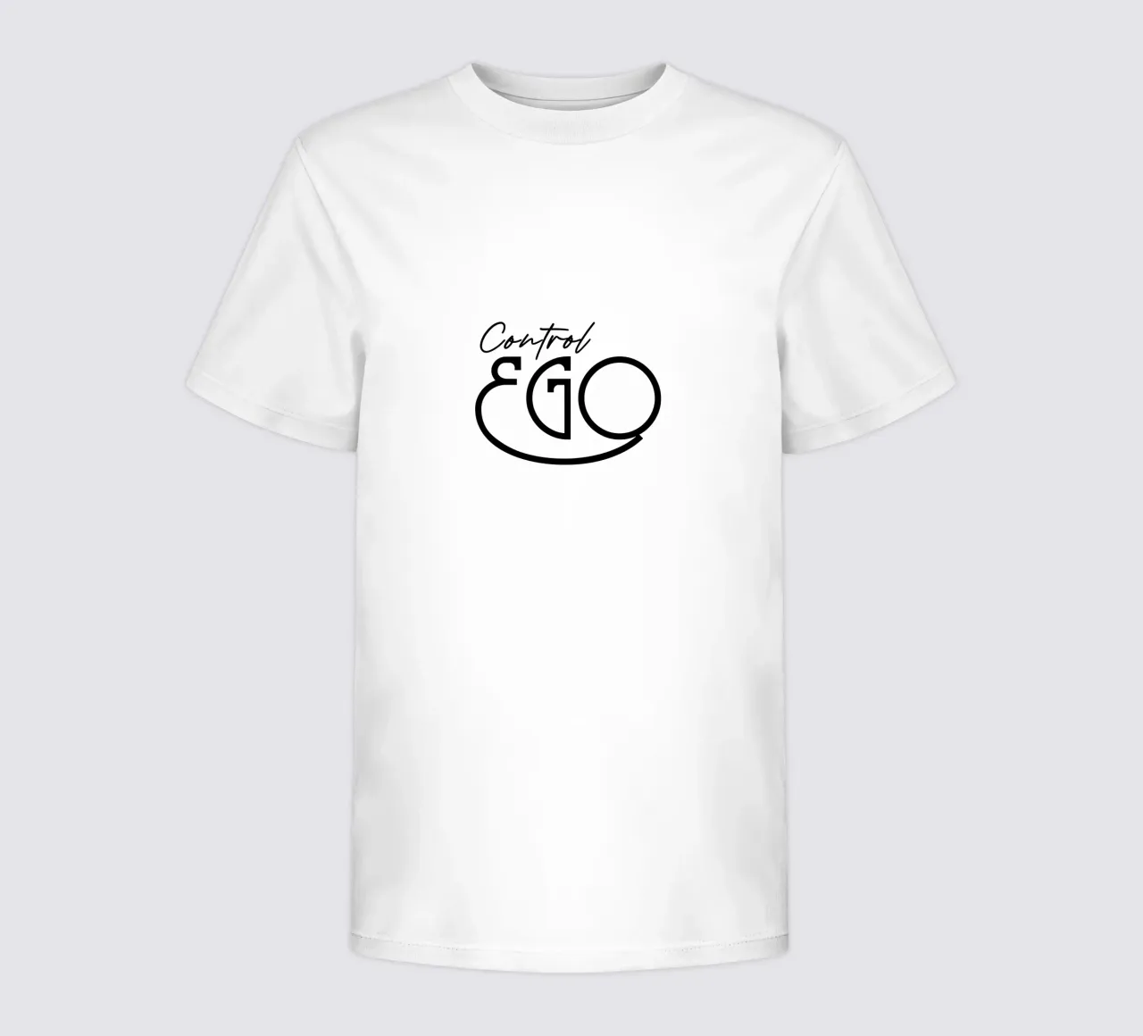 Tipografia semplice Control Ego t-shirt bambini da YV TYPOGRAPHY