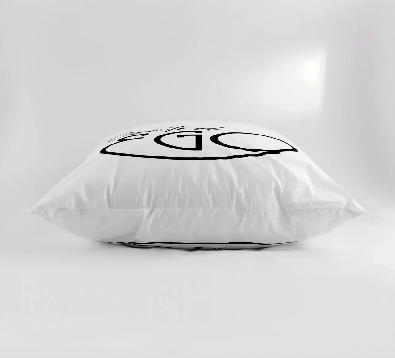 Tipografia semplice Control Ego cuscino da YV TYPOGRAPHY