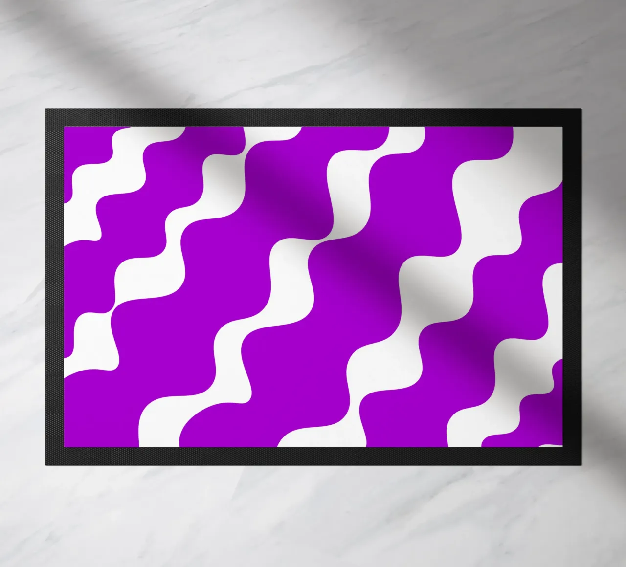 Purple slanting waves zerbino da baobabprintstore