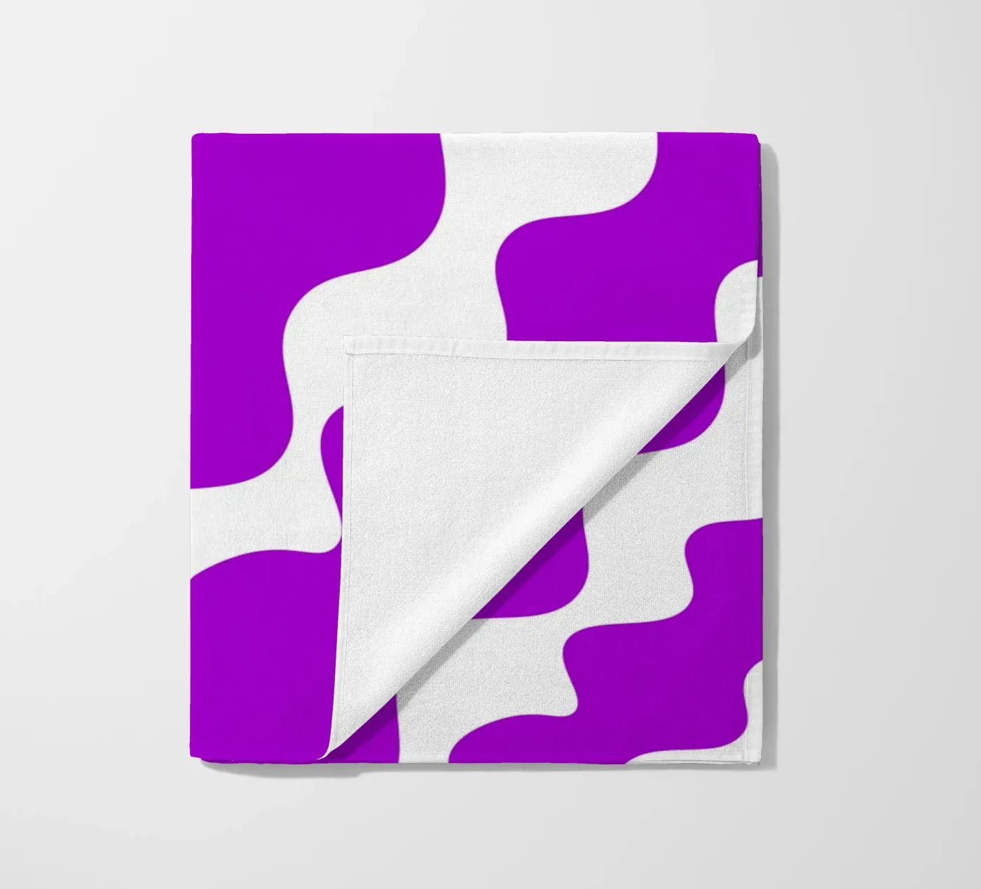 Purple slanting waves telo mare da baobabprintstore