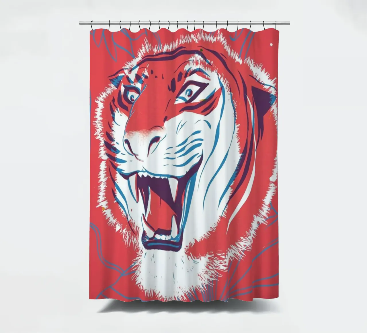 Tiger rideau de douche de Pietari Posti
