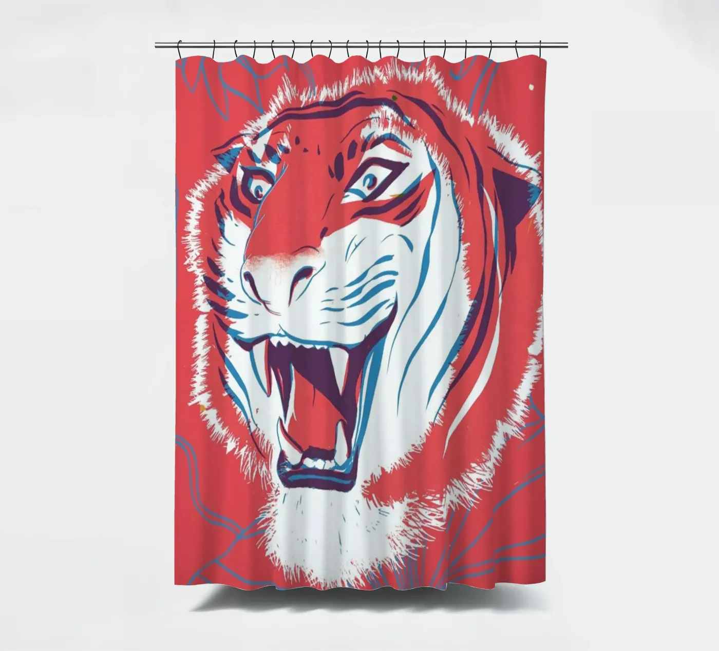 Tiger Duschvorhang von Pietari Posti
