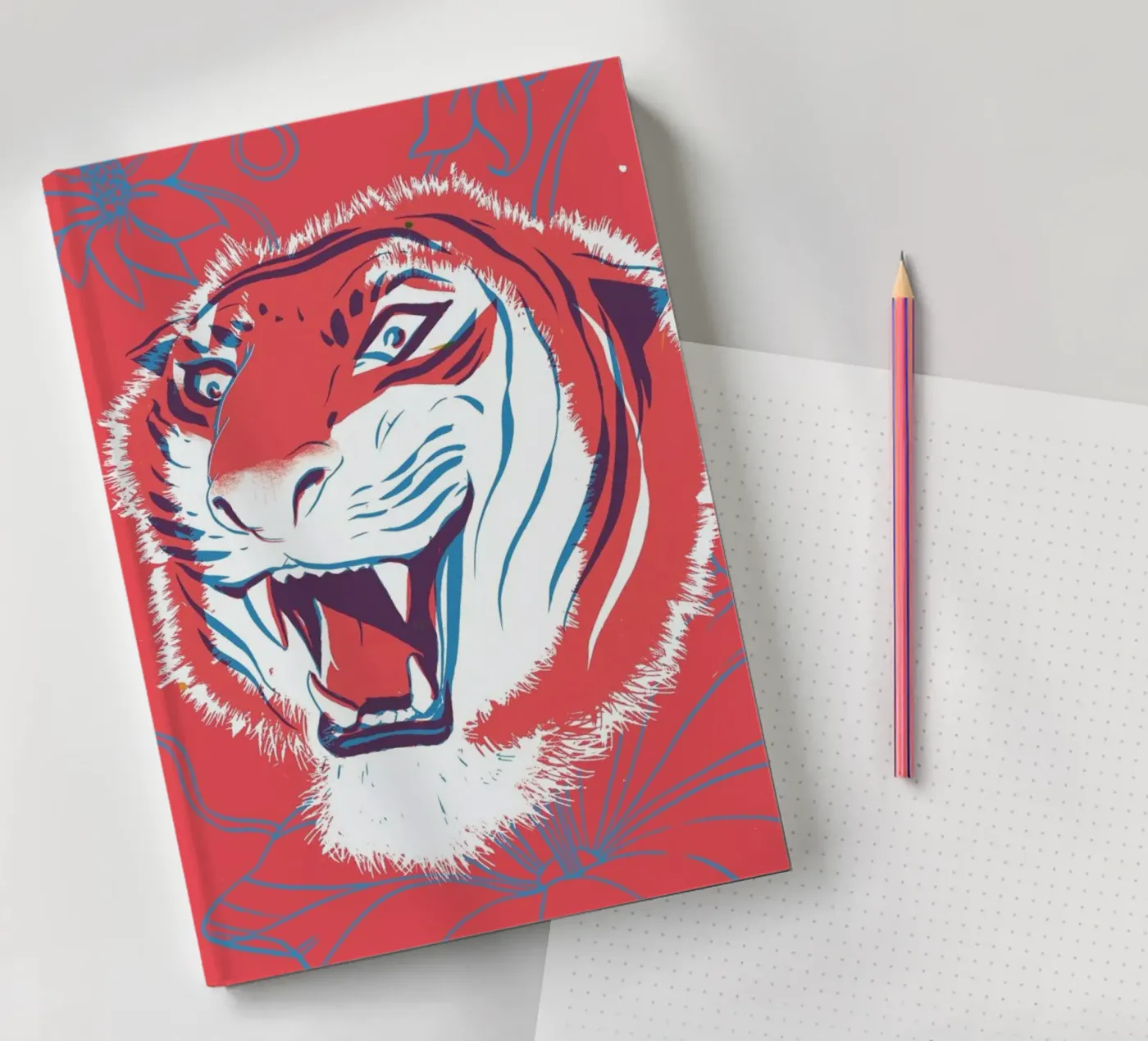 Tiger notebook by Pietari Posti