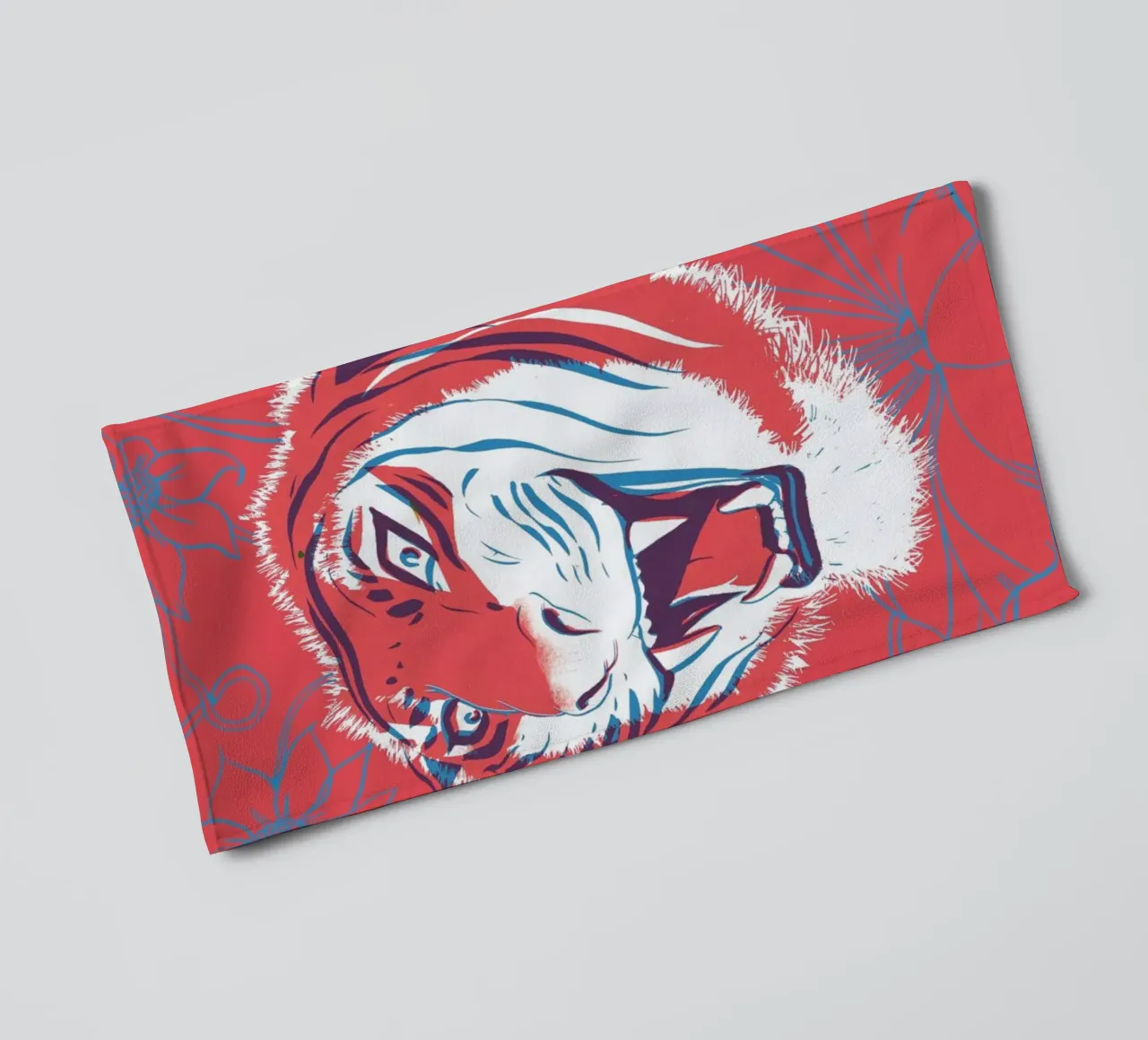 Tiger towel by Pietari Posti